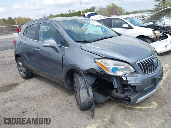 2014 Buick Encore with VIN KL4CJASB9EB763218, listed as a IAAI auction lot 41951573 with 176,389 mi miles. Bid and sale history available at carsss.com. Image 1.