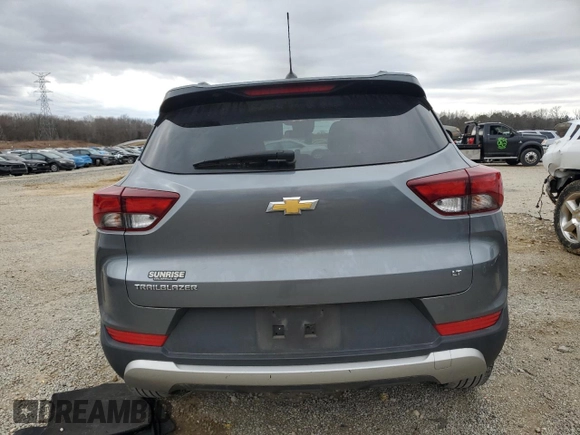 2022 Chevrolet TrailBlazer LT with VIN KL79MPSL1NB043038, listed as a Copart auction lot 48073515 with 69,613 mi miles and Clean Title. Bid and sale history available at carsss.com. Image 6.