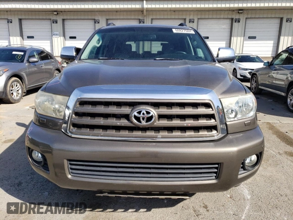 2008 Toyota Sequoia Platinum with VIN 5TDZY67A78S013175, listed as a Copart auction lot 60827084 with 25 mi miles and Salvage Title. Bid and sale history available at carsss.com. Image 5.