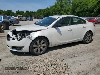 2016 Buick Regal Premium II with VIN 2G4GT5GX3G9117332, listed as a Copart auction lot 59085775 with 155,729 mi miles and Salvage title. Bid and sale history available at DreamBid. Image 1.