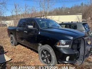 2014 Ram 1500 Express with VIN 1C6RR7KT8ES150924, listed as a IAAI auction lot 41915020 with 1 mi miles. Bid and sale history available at carsss.com. Image 1.