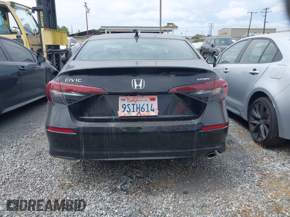 2025 Honda Civic Sport with VIN 2HGFE2F56SH570871, listed as a IAAI auction lot 42014246 with 1,255 mi miles and . Bid and sale history available at DreamBid. Image 17.