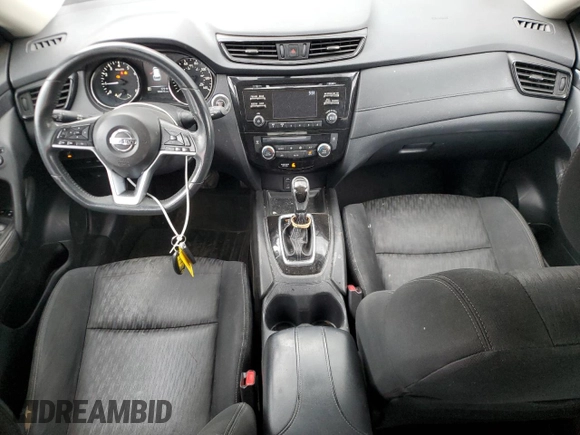 2017 Nissan Rogue SV with VIN KNMAT2MT3HP603782, listed as a Copart auction lot 57163755 with 108,676 mi miles and Salvage title. Bid and sale history available at DreamBid. Image 8.