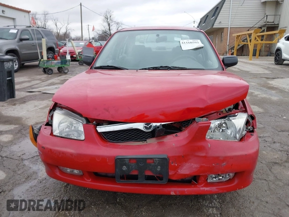 2000 Mazda Protege DX with VIN JM1BJ2224Y0277889, listed as a IAAI auction lot 41160593 with 124,586 mi miles and . Bid and sale history available at DreamBid. Image 12.