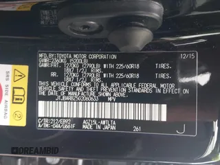 2016 Lexus NX 200t with VIN JTJBARBZ5G2060633, listed as a IAAI auction lot 41481879 with 59,508 mi miles and . Bid and sale history available at DreamBid. Image 9.