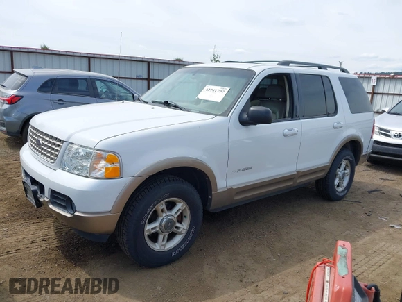 2002 Ford Explorer Eddie Bauer с VIN 1FMDU74E22ZA67021, выставлен на аукционе IAAI как лот 42741797 с пробегом 124 567 миль миль и . История ставок и продаж доступна на DreamBid. Изображение 2.