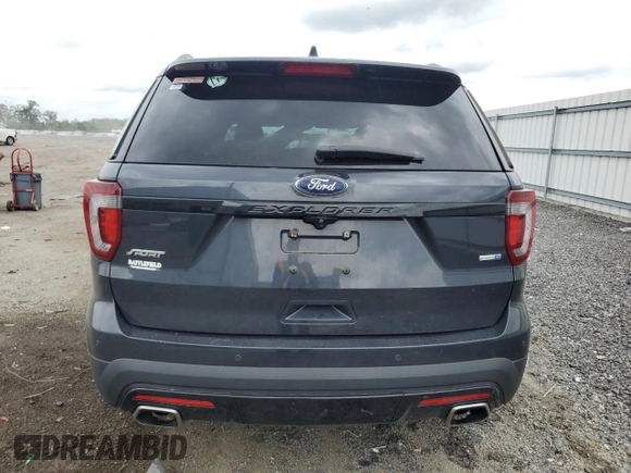 2017 Ford Explorer Sport z VIN 1FM5K8GT9HGD80193, wystawiony jako Copart lot #64571895 z przebiegiem 128 603 mil mil oraz Szkoda całkowita • Salvage title. Historia ofert i sprzedaży dostępna na DreamBid. Obrazek 6.