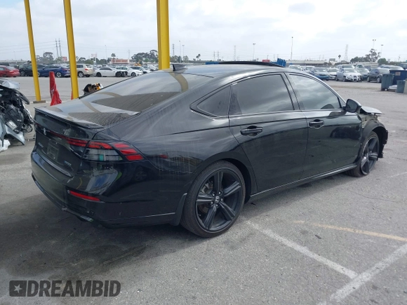 2024 Honda Accord Sport-L with VIN 1HGCY2F74RA047952, listed as a IAAI auction lot 42247379 with Not provided miles and . Bid and sale history available at DreamBid. Image 4.