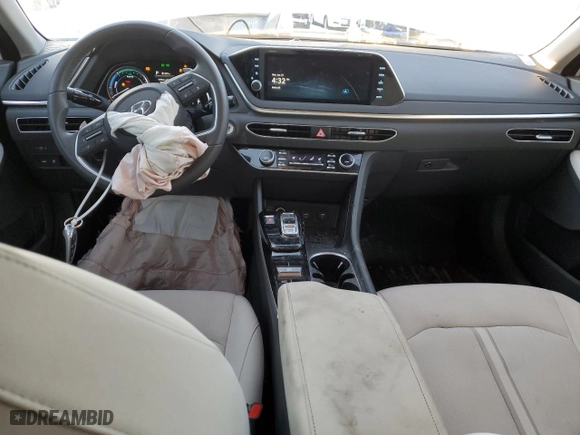 2023 Hyundai Sonata Hybrid SEL with VIN KMHL34JJ4PA078414, listed as a Copart auction lot 41923745 with 5,319 mi miles and Salvage Title. Bid and sale history available at carsss.com. Image 8.