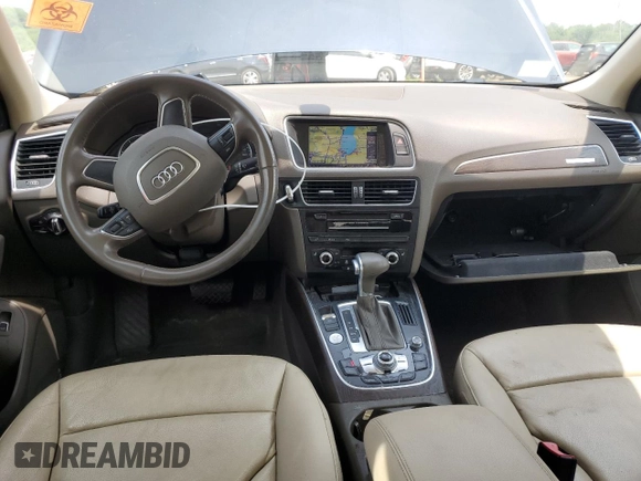 2015 Audi Q5 Premium Plus with VIN WA1LFAFP7FA131185, listed as a Copart auction lot 59782215 with 164,907 mi miles and Salvage title. Bid and sale history available at DreamBid. Image 8.