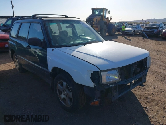 1998 Subaru Forester S with VIN JF1SF6554WH759085, listed as a IAAI auction lot 41794273 with 152,949 mi miles. Bid and sale history available at carsss.com. Image 1.