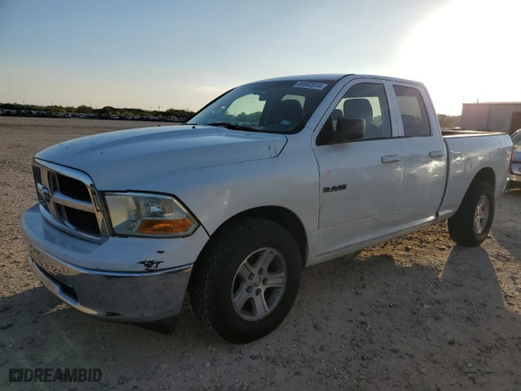 2010 Dodge Ram 1500 ST with VIN 1D7RB1GK2AS196274, listed as a Copart auction lot 80502814 with 243,641 mi miles and Salvage Title. Bid and sale history available at carsss.com. Image 1.