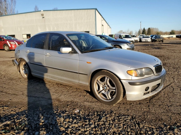 2004 BMW 3 Series 330i with VIN WBAEV53464KM36409, listed as a Copart auction lot 89025775 with 208,680 mi miles and Salvage Title. Bid and sale history available at carsss.com. Image 4.