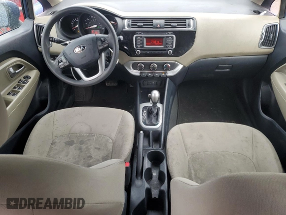 2016 Kia Rio LX with VIN KNADM4A36G6603898, listed as a Copart auction lot 86447884 with 197,857 mi miles and Clean Title. Bid and sale history available at carsss.com. Image 8.