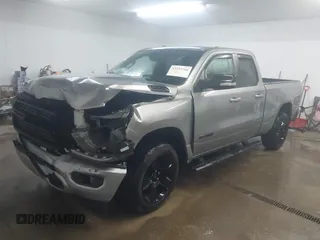 2021 Ram 1500 Big Horn with VIN 1C6SRFBT5MN741351, listed as a IAAI auction lot 41553760 with 56,996 mi miles. Bid and sale history available at carsss.com. Image 19.