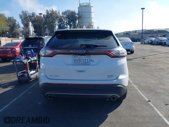 2018 Ford Edge SEL with VIN 2FMPK3J99JBC32874, listed as a IAAI auction lot 41516162 with 91,662 mi miles. Bid and sale history available at carsss.com. Image 16.