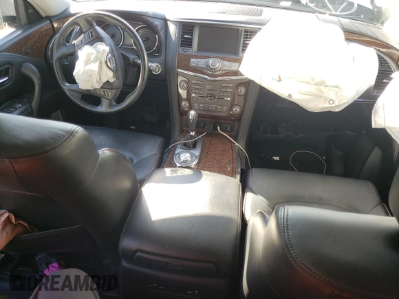2020 Nissan Armada SV with VIN JN8AY2ND3LX017458, listed as a Copart auction lot 89367025 with 114,191 mi miles and Salvage Title. Bid and sale history available at carsss.com. Image 8.