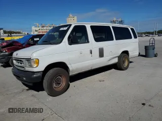 2002 Ford Econoline Passenger XL с VIN 1FBSS31L02HA34591, выставлен на аукционе Copart как лот 82196774 с пробегом 274 031 миль миль и Списание • Salvage title. История ставок и продаж доступна на DreamBid. Изображение 1.