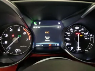 2019 Alfa Romeo Giulia Ti Sport with VIN ZARFANBN7K7600768, listed as a Copart auction lot 73277804 with 120,017 mi miles and Salvage Title. Bid and sale history available at carsss.com. Image 9.