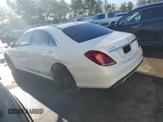 2017 Mercedes-Benz S 550 with VIN WDDUG8FB8HA325379, listed as a Copart auction lot 84193694 with 84,522 mi miles and Salvage Title. Bid and sale history available at carsss.com. Image 2.