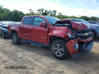 2015 Chevrolet Colorado 2WD Z71 with VIN 1GCGSCE35F1186280, listed as a Copart auction lot 56596115 with 123,041 mi miles and Salvage title. Bid and sale history available at DreamBid. Image 4.
