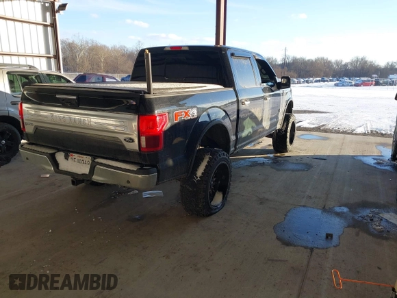 2018 Ford F-150 XL with VIN 1FTFW1E15JFD89622, listed as a IAAI auction lot 41374375 with 71,000 mi miles and . Bid and sale history available at DreamBid. Image 4.