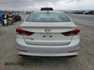 2017 Hyundai Elantra SE with VIN KMHD74LF9HU407819, listed as a Copart auction lot 53100995 with 100,966 mi miles and Salvage title. Bid and sale history available at DreamBid. Image 6.