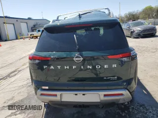 2024 Nissan Pathfinder Platinum with VIN 5N1DR3DK1RC266834, listed as a Copart auction lot 52101895 with 2,046 mi miles and Salvage title. Bid and sale history available at DreamBid. Image 6.