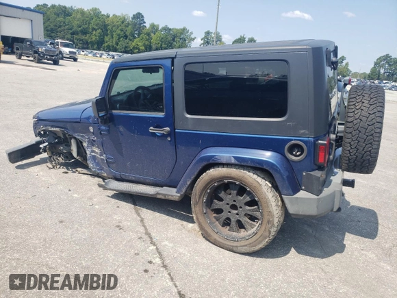 2009 Jeep Wrangler Sahara with VIN 1J4FA54199L747528, listed as a Copart auction lot 80974584 with 226,299 mi miles and Salvage title. Bid and sale history available at DreamBid. Image 2.