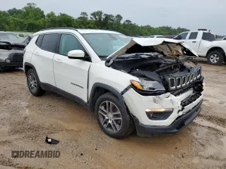 2020 Jeep Compass Latitude with VIN 3C4NJCBBXLT158971, listed as a Copart auction lot 56140245 with 38,212 mi miles and Salvage title. Bid and sale history available at DreamBid. Image 4.
