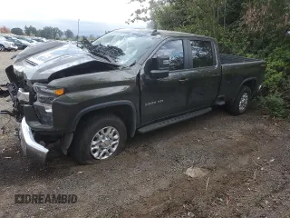 2022 Chevrolet Silverado 3500HD LT with VIN 1GC4YTEY0NF291291, listed as a Copart auction lot 72412674 with 18,663 mi miles and Salvage Title. Bid and sale history available at carsss.com. Image 1.