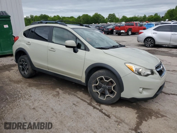 2014 Subaru Crosstrek Premium with VIN JF2GPACCXE8347903, listed as a Copart auction lot 58917725 with 67,042 mi miles and Salvage title. Bid and sale history available at DreamBid. Image 4.