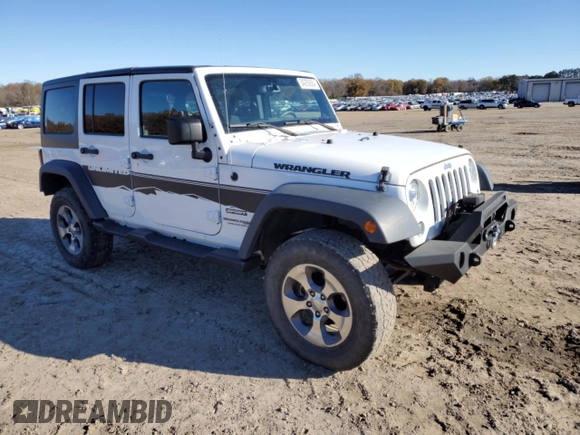 2018 Jeep Wrangler JK Unlimited Sport S with VIN 1C4BJWDG2JL879078, listed as a Copart auction lot 84290864 with 24,457 mi miles and Salvage Title. Bid and sale history available at carsss.com. Image 4.