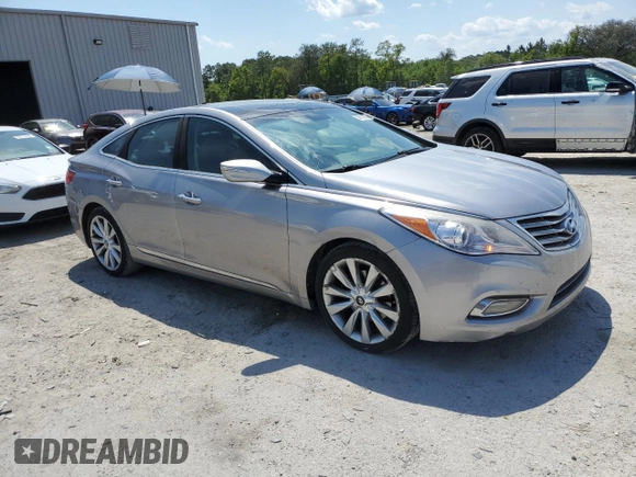 2013 Hyundai Azera with VIN KMHFH4JGXDA326213, listed as a Copart auction lot 52613875 with 131,966 mi miles and Salvage Title. Bid and sale history available at carsss.com. Image 4.