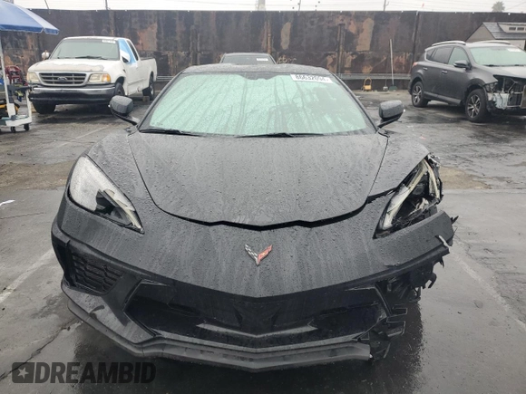 2021 Chevrolet Corvette 1LT with VIN 1G1YA2D42M5107951, listed as a Copart auction lot 86632094 with 27,590 mi miles and Salvage Title. Bid and sale history available at carsss.com. Image 5.