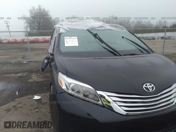 2015 Toyota Sienna XLE with VIN 5TDYK3DC2FS569246, listed as a IAAI auction lot 27475275 with 49,089 mi miles. Bid and sale history available at carsss.com. Image 6.