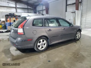 2007 Saab 9-3 with VIN YS3FD59Y771005536, listed as a Copart auction lot 54141665 with 206,356 mi miles and Clean Title. Bid and sale history available at carsss.com. Image 3.