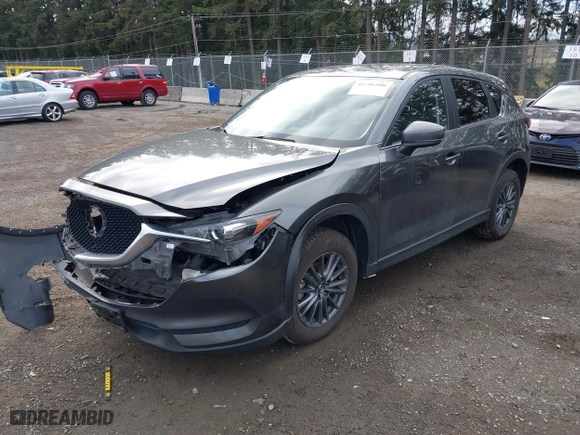 2021 Mazda CX-5 Touring with VIN JM3KFBCM2M0442342, listed as a IAAI auction lot 41706500 with 48,017 mi miles. Bid and sale history available at carsss.com. Image 19.