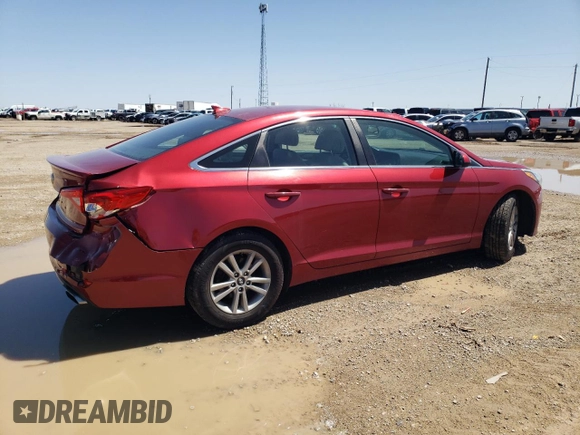 2015 Hyundai Sonata SE with VIN 5NPE24AF5FH257029, listed as a Copart auction lot 51072275 with 124,714 mi miles and Salvage Title. Bid and sale history available at DreamBid. Image 3.