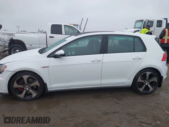2017 Volkswagen Golf GTI S with VIN 3VW547AU6HM016813, listed as a IAAI auction lot 41783957 with 125,052 mi miles. Bid and sale history available at carsss.com. Image 14.