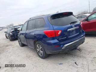 2018 Nissan Pathfinder SV z VIN 5N1DR2MM1JC636244, wystawiony jako IAAI lot #41081084 z przebiegiem 114 711 mil mil oraz . Historia ofert i sprzedaży dostępna na DreamBid. Obrazek 3.