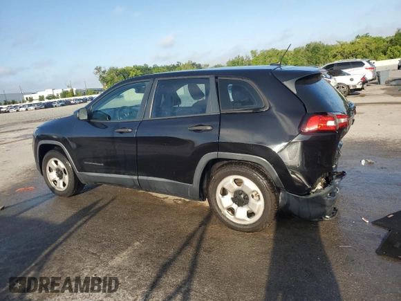 2015 Jeep Cherokee Sport with VIN 1C4PJLAB0FW616803, listed as a Copart auction lot 51414405 with 126,964 mi miles and Salvage Title. Bid and sale history available at carsss.com. Image 2.