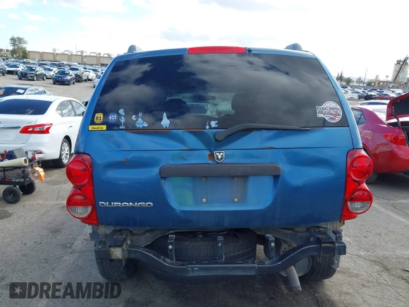 2006 Dodge Durango SXT with VIN 1D4HD38N16F140110, listed as a IAAI auction lot 41592651 with 154,236 mi miles and . Bid and sale history available at DreamBid. Image 16.