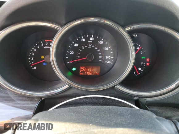 2013 Kia Sorento LX with VIN 5XYKT4A28DG327219, listed as a Copart auction lot 46298765 with 178,217 mi miles and Salvage Title. Bid and sale history available at carsss.com. Image 9.