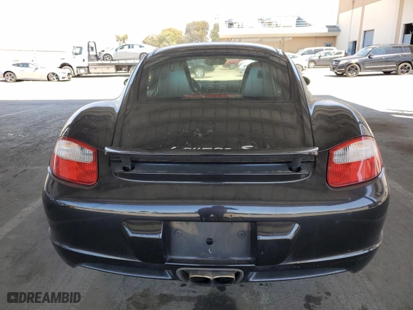 2006 Porsche Cayman S with VIN WP0AB29886U780334, listed as a Copart auction lot 53928365 with 108,509 mi miles and Clean Title. Bid and sale history available at carsss.com. Image 6.