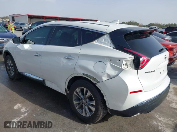 2018 Nissan Murano SV with VIN 5N1AZ2MG7JN202881, listed as a IAAI auction lot 41745321 with 111,567 mi miles and . Bid and sale history available at DreamBid. Image 3.
