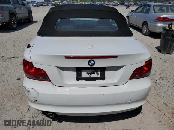 2008 BMW 1 Series 128i with VIN WBAUN13508VH77566, listed as a Copart auction lot 49605155 with 66,885 mi miles and Salvage Title. Bid and sale history available at DreamBid. Image 6.