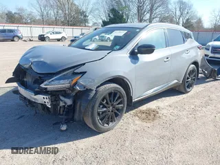2023 Nissan Murano SV with VIN 5N1AZ2BJ2PC129521, listed as a IAAI auction lot 41718345 with 29,570 mi miles and . Bid and sale history available at DreamBid. Image 2.