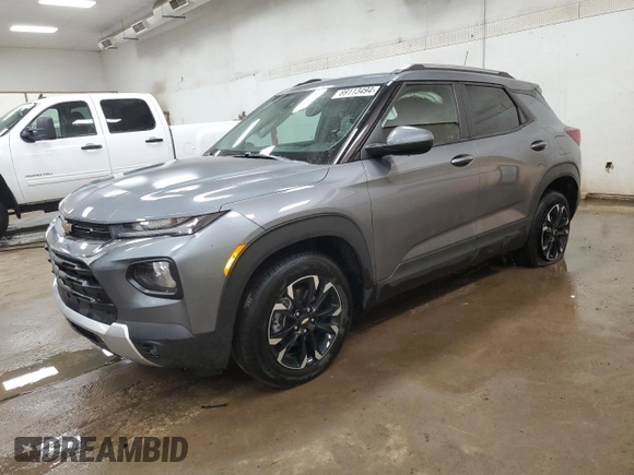2021 Chevrolet TrailBlazer LT with VIN KL79MPSLXMB024163, listed as a Copart auction lot 69113494 with 11,864 mi miles and Clean Title. Bid and sale history available at DreamBid. Image 1.