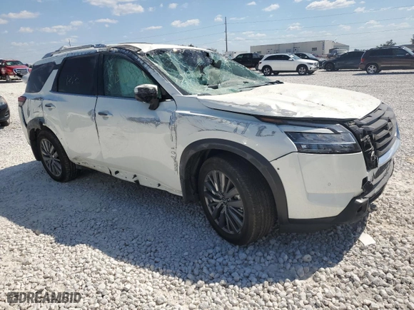 2024 Nissan Pathfinder SL with VIN 5N1DR3CD3RC285341, listed as a Copart auction lot 73764184 with 0 mi miles and Salvage Title. Bid and sale history available at carsss.com. Image 4.